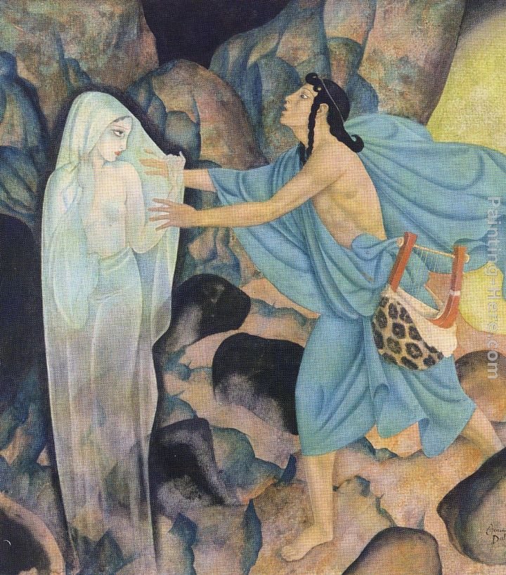 Edmund Dulac Orpheus and Eurydice